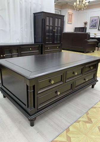 Журнальный столик для гостиной из массива дерева, американский стиль, винта