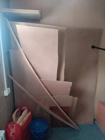 ДВП б/у размеры разные