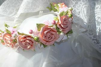 Венок из цветов на голову