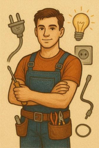 Электрик на выезд, ремонт розетки, выключателя