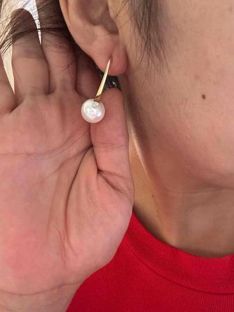 Бриллиант жемчуг, 585 проба, Ереван