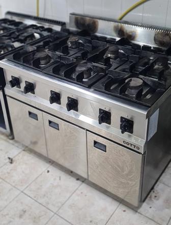 Газовая плита на 6 конфорок