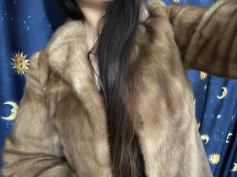 Норковая шуба настоящая