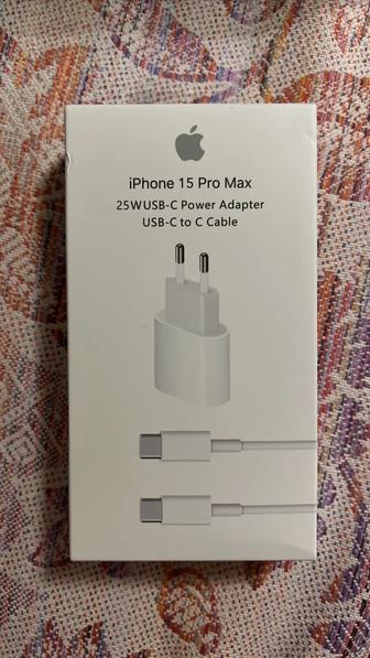 Зарядное устройство iPhone15, 15pro, 15proMax. Адаптер и Шнур. Samsung