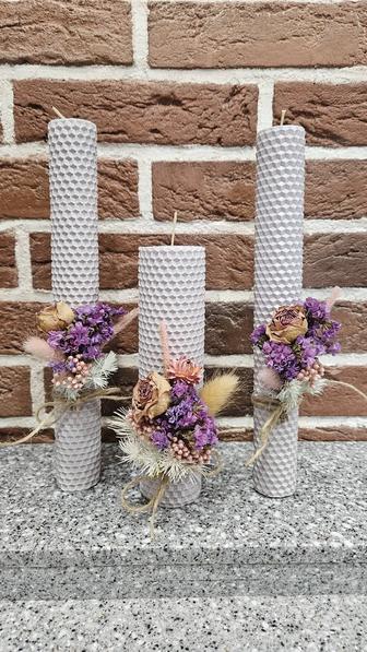 Свечи из вощины Семейный очаг