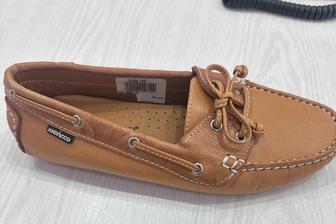 женские мокасины из кожи