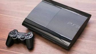 Playstation 3 super slim в хорошем состоянии