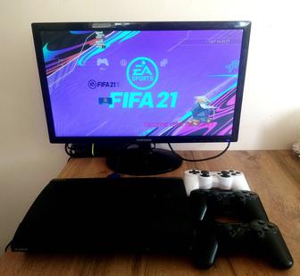 Playstation 3 super slim 500гб в хорошем состоянии