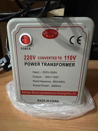 Понижающий трансформатор с 220V/240V на 110V/120V 3000W Dyson кофе машина