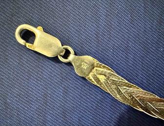 Браслет с пробой 925