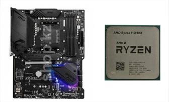 Продаётся комплект - Ryzen 9 5950X и MSI MPG B550 Gaming Plus. Новое