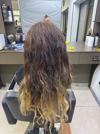 Кератиновое выпрямление и ботокс волос