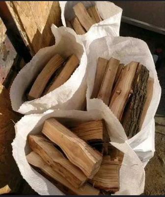 Дрова в мешках