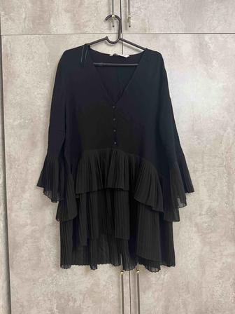 Черная рубашка ZARA