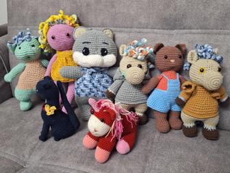 Вязаные крючком игрушки