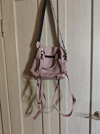 Рюкзак женский розовый