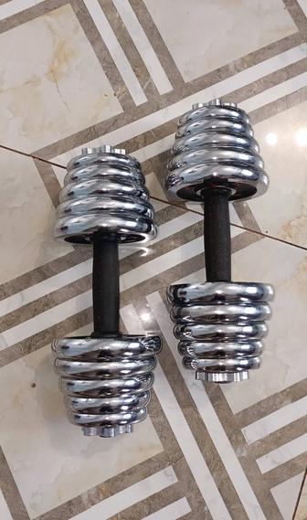 Гантели разборные 23 кг общий вес