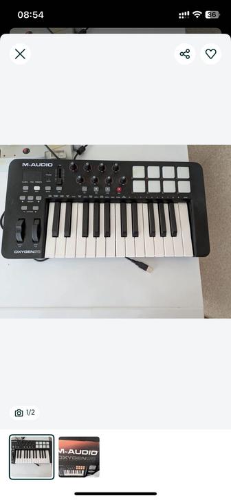 Midi клавиатура m audio oxygen