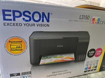 Продам МФУ цветной фотопринтер EPSON L3150 (идеал)