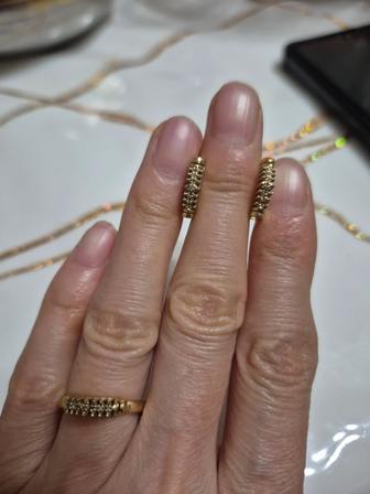 Набор серьги и кольцо с бриллиантами