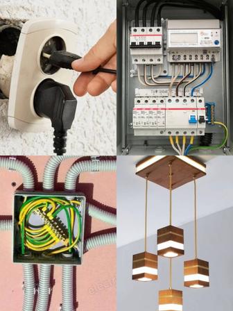 Электрик. Ремонт розеток и выключателей.