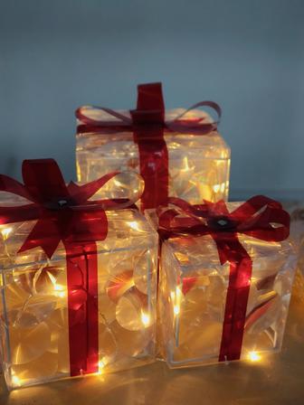 Новогодний светильник Кубы