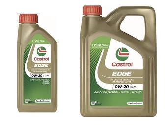 Полностью синтетическое моторное масло Castrol EDGE C5 0W-20 произведено с