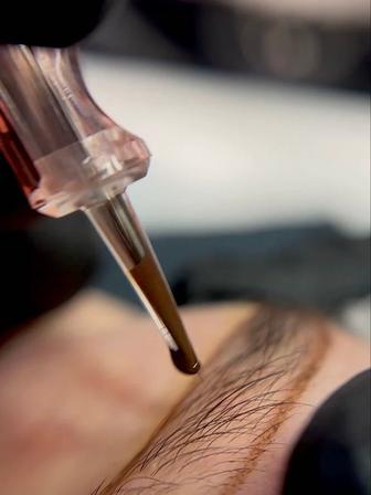 Перманентный макияж бровей