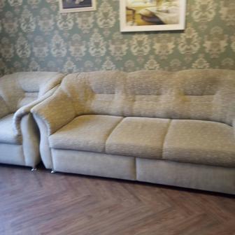 Мягкая мебель большой диван и 2 кресло
