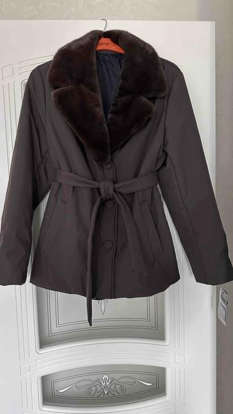 Куртка с норковым воротником