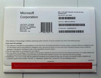 Операционная система Microsoft Windows 11 Home 64Bit 1pk DSP OEI Kazakhstan
