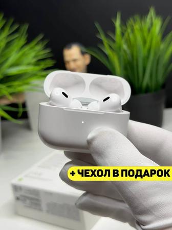 AirPods Pro 2 Premium чехол в подарок. Беспроводные наушники Apple Эйрподс