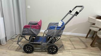 Санка для двух детей