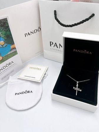 Колье Pandora Меч с гвоздями (Полный подарочный комплект)
