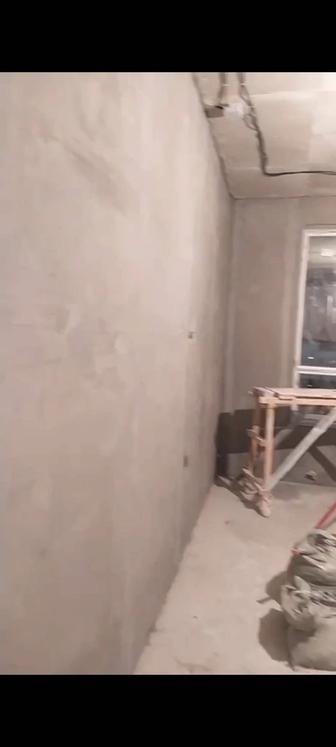 Штукатурка под маяки левкас.