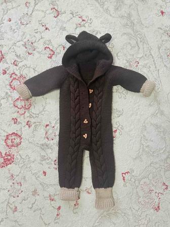 Комбинезон шерстяной ручной работы