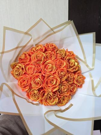 Букет из атласных лент