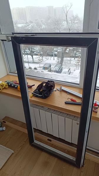 Утепление окон и дверей, пластиковые алюминий.