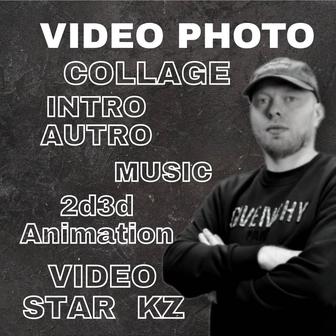 Создание Резервных видео роликов.Монтаж.Слайд шоу фото. и многое другое