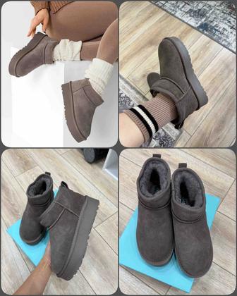 Новые качественные угги, натуральная замша и шерсть