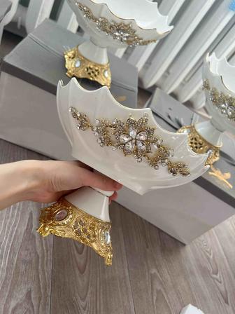 Продам посуды . 3 фруктовница и наборы бокалов GLASSTAR