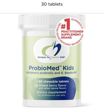 ProbioMed Kids 30 tablets - Designs For Health