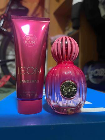 Продам набор парфюм и лосьон для тела Banderas the icon