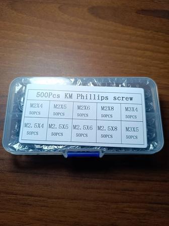 Болты М2, М2.5, М3. Короткие