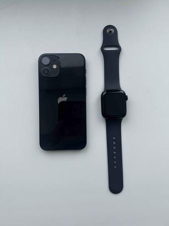 Часы Apple Watch Series 9, смартфон IPhone 12 mini