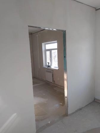 Ремонт квартир домов шпатлевка гипсокартон ламинат кафель штукатурка обои