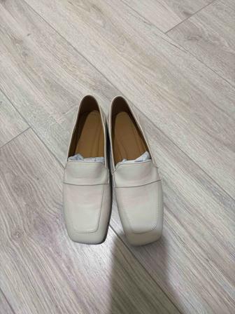 Лоферы кожаные