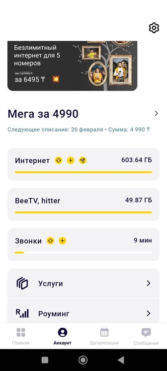 Продажа гиги Билайн