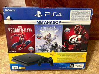 Продам PlayStation 4 slim, 1 терабайт