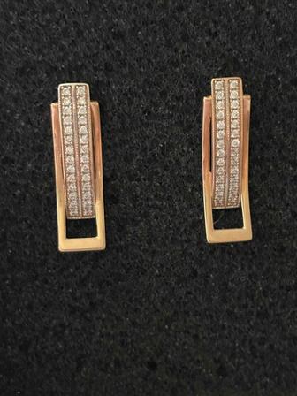 Продам золотые серьги 585-й пробы
